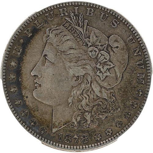 U.S. 1878 7TF VAM 117 MORGAN $1 COIN