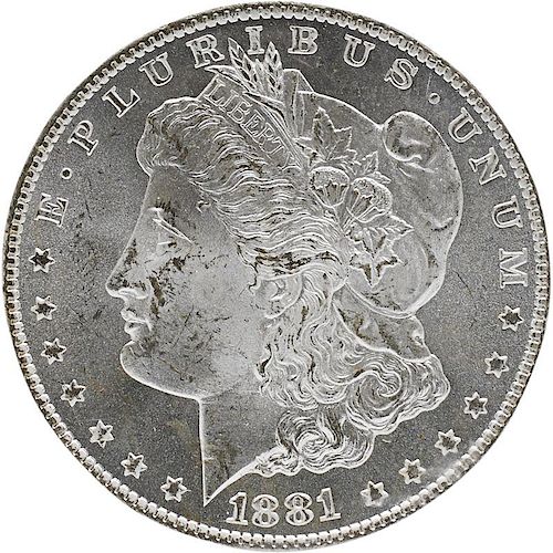 U.S. 1881-CC MORGAN $1 COIN