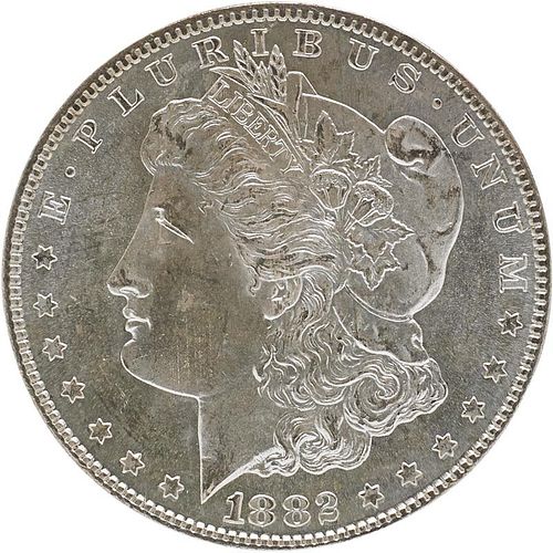 U.S. 1882-S MORGAN $1 COIN