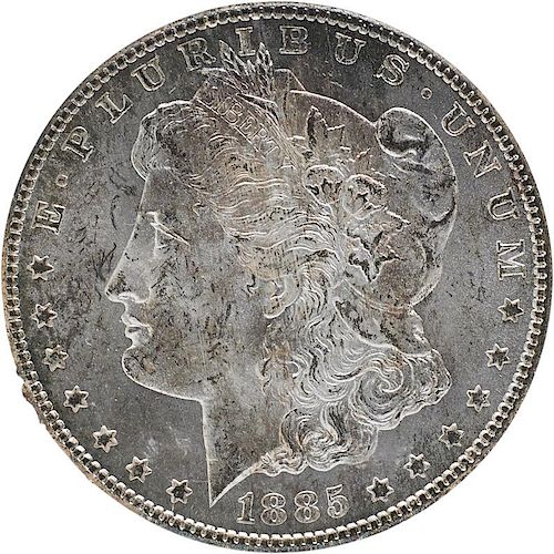 U.S. 1885-CC MORGAN $1 COIN