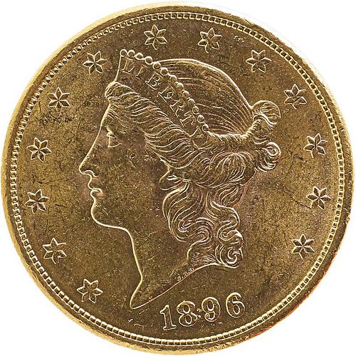 U.S. 1896-S LIBERTY $20 GOLD COIN