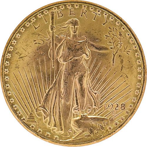 U.S. 1928 ST. GAUDENS $20 GOLD COIN