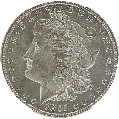 U.S. 1892-O MORGAN $1 COIN