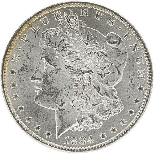 U.S. 1884-O MORGAN $1 COINS