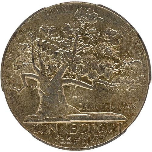 U.S. 1935 CONNECTICUT COMMEMORATIVE 50C COIN