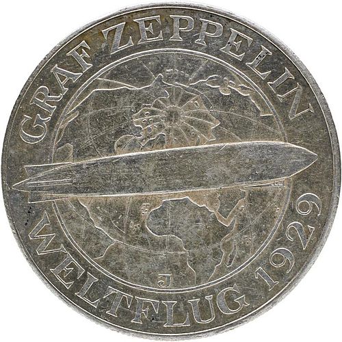 GERMAN GRAF ZEPPELIN COINS