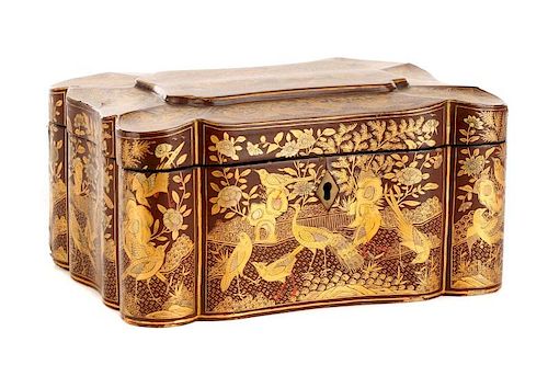 Japanese Lacquered Tea Caddy, 19th Century