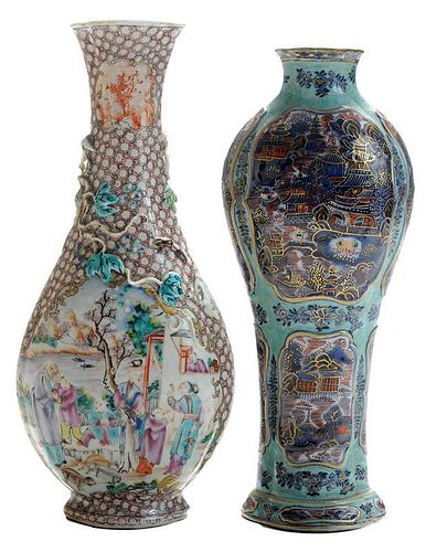 Two Chinese Export Mantle Garniture