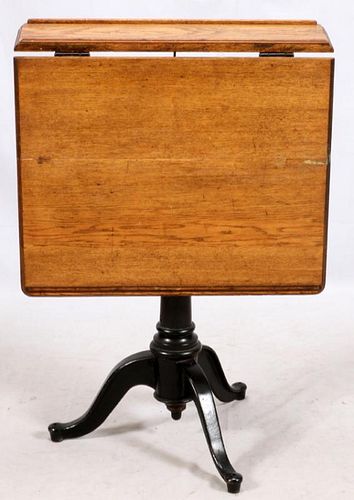 AMERICAN CAST IRON & OAK ARCHITECT'S DRAFTING TABLE