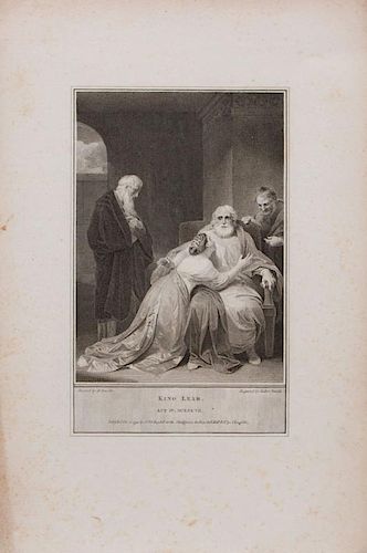 J&J BOYDELL, PUBLISHERS: HAMLET; OTHELLO; MERCHANT OF VENICE; AND KING LEAR, FROM BOYDELL'S SHAKESPEARE GALLERY