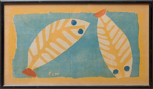 AFTER PAUL KLEE (1879-1940): TWO FISH