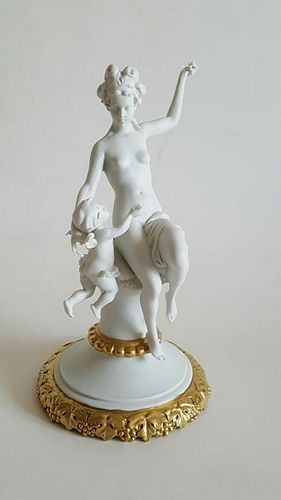 Very Fine Italian Bisque Porcelain Figurine