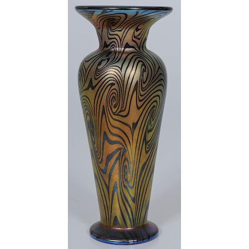 Lundberg Studios Iridescent Vase
