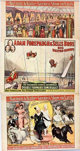 CIRCUS WORLD MUSEUM BARNUM & BAILEY'S POSTERS SIX