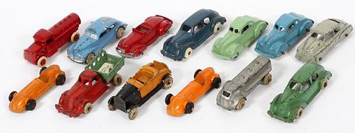 TOOTSIE TOY AND ARCADE CAST METAL TOY CARS & TRUCKS