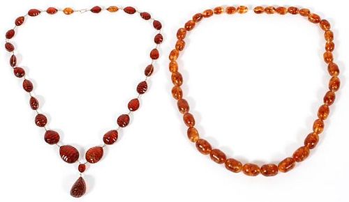 AMBER NECKLACES TWO