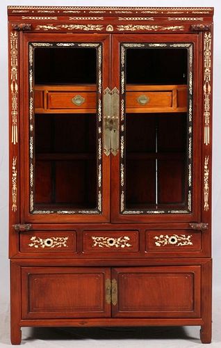 CHINESE DISPLAY CABINET 19TH.C.