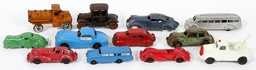 TOOTSIE TOY HUBLEY MANOIL AND ARCADE METAL TOY CARS