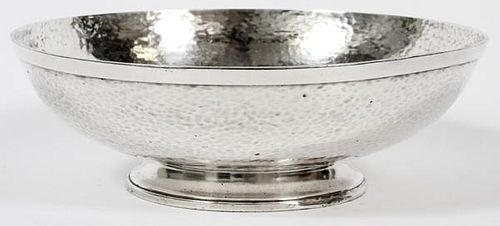 BAILEY BANKS & BIDDLE CO.HAMMERED SILVER PLATE BOWL