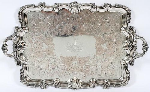 SILVER-PLATED TRAY