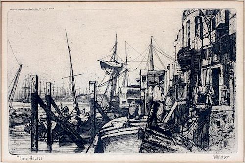 AFTER JAMES MCNEILL WHISTLER TRANSFERRED ETCHING