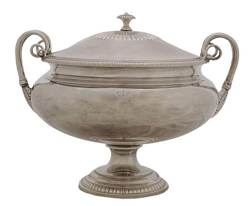 Continental Silver Covered Tureen