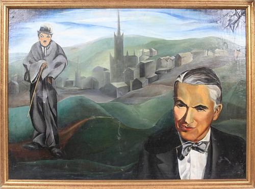 ARTIST UNKNOWN OIL ON CANVAS 1937