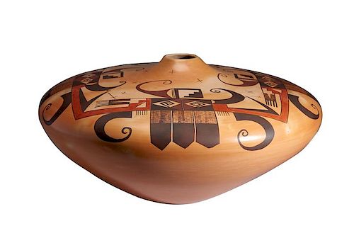 White Swann (aka Dolly Joe Navasie) | Hopi: Sikyati-Style Polychrome Jar