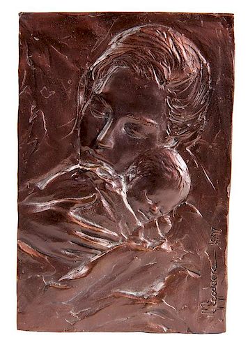 Glenna Goodacre | Mother and Child - Bas Relief