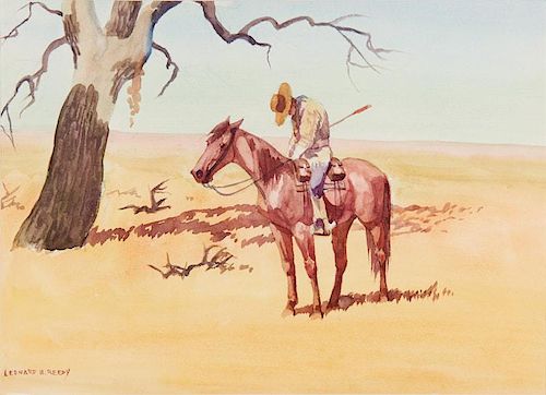 Leonard H. Reedy | Wounded Pony Express Rider