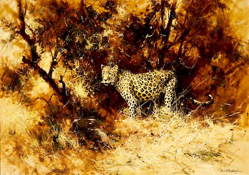 David Shepherd | Leopard and His Kill