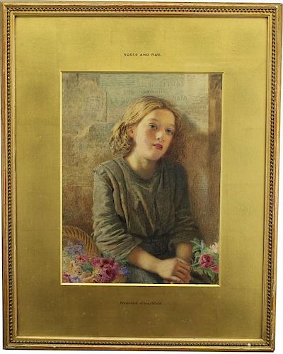 Frederick Smallfield (1829 - 1915) "Roses & Rue"