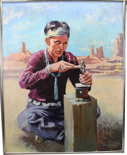 James Loftus, Painting of Southwestern Indian