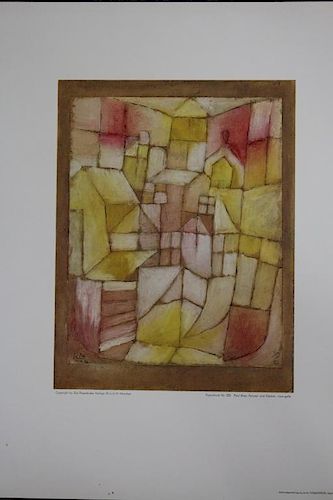 (3) Paul Klee Prints