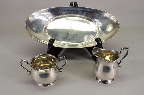 (3) Sterling Silver Fisher Serving Pieces