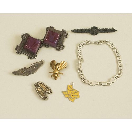 Assorted Silver Jewelry,  1.6 ozt.