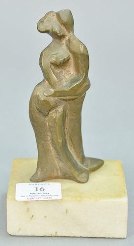 Irving Marantz (1912-1972), bronze on marble base, Dancing Couple, signed on bronze: Marantz. ht. 6in.