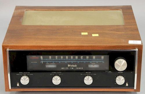 McIntosh MR77 FM stereo tuner with original box.
