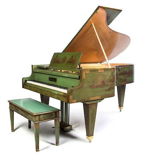 A Bosendorfer Concert Grand Piano, MODEL 200 OPUS, 1914, Length of case 78 x width 59 inches.