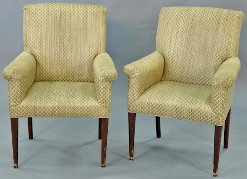 Set of four Baker Millings Road armchairs.