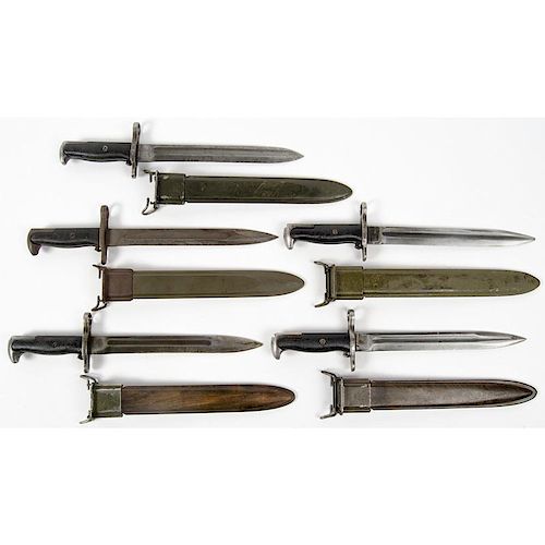 Lot of Five 1905E1 Bayonets