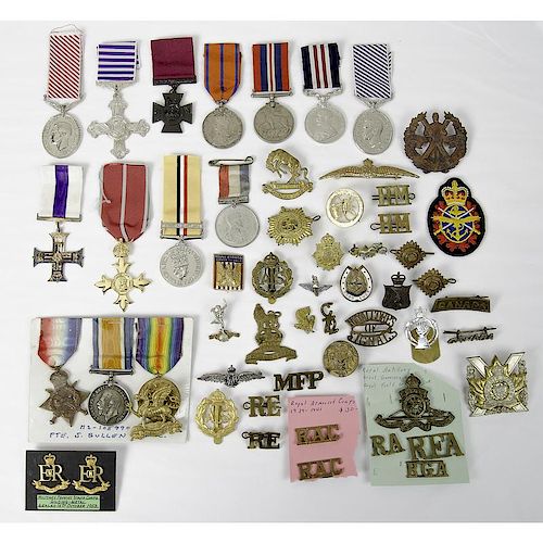 Collection of Various Military Medals