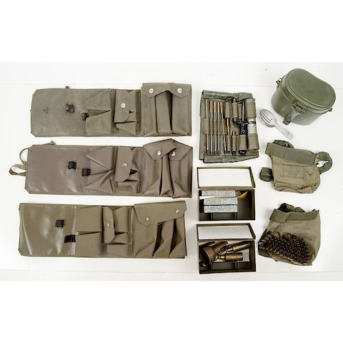 Military Pouches, Cleaning Kits and Other Camp Equipment