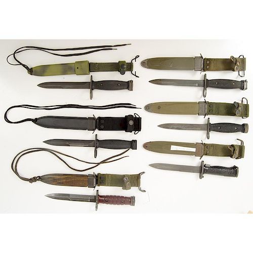 Lot of Six Edged Weapons