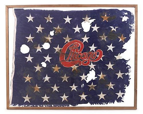 Original Album Cover Artwork for Chicago III, Chicago's Third Consecutive Double Album, 1971 Height 31 1/2 x width 39 inches.