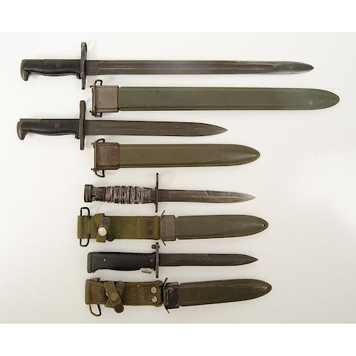 Lot of Four U.S. Bayonets