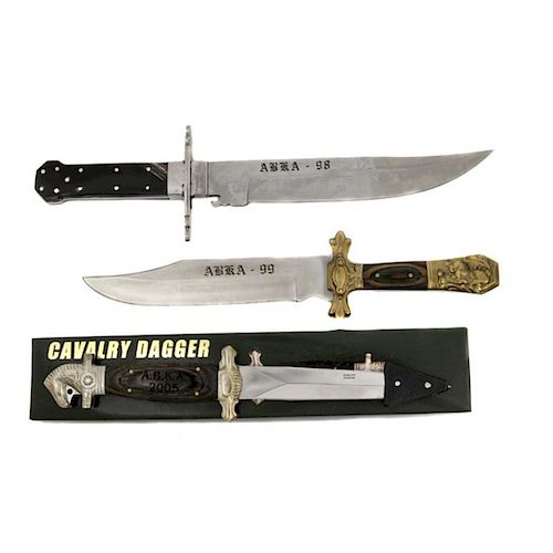 Contemporary 19th Century Style Bowie Knives