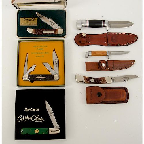 Lot of Six Remington Pocketknives