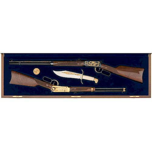 *Cased Set of Texas Sesquicentennial Winchester Model 94's (1 of 150)