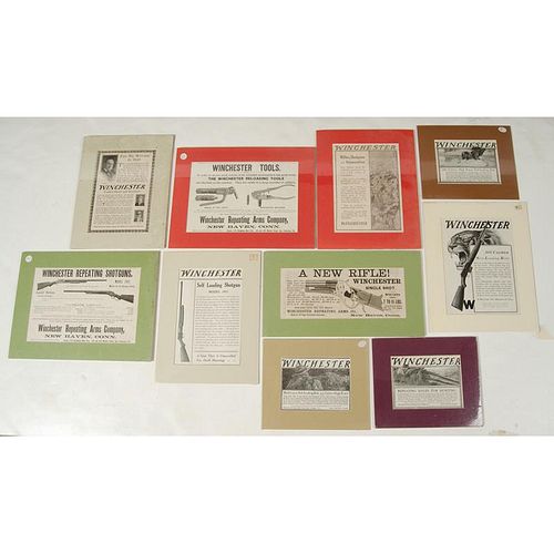 Winchester Advertisements, Lot of 26